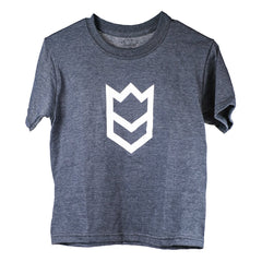 Load image into Gallery viewer, Wild Valley Crew T-Shirt - Navy Haze - Youth