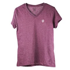 Load image into Gallery viewer, Wild Valley V-Neck T-Shirt - Wine Haze - Women's