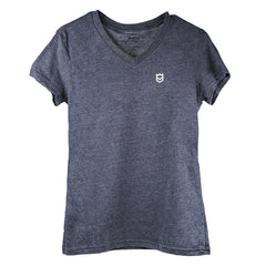 Load image into Gallery viewer, Wild Valley V-Neck T-Shirt - Navy Haze - Women's