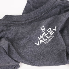 Load image into Gallery viewer, Wild Valley Crew T-Shirt - Black Haze - Youth