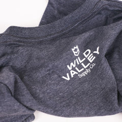 Load image into Gallery viewer, Wild Valley Crew T-Shirt - Navy Haze - Youth