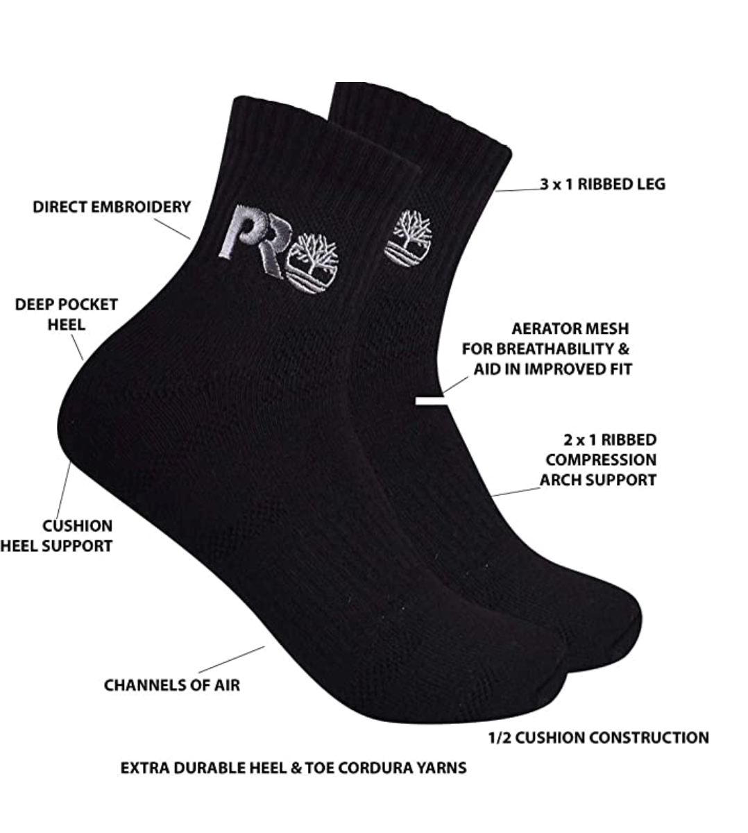 Timberland men's 4 pack on sale comfort low quarter sock
