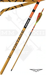 Load image into Gallery viewer, Black Eagle - Vintage Crested Feathered Arrows (6 Pack)