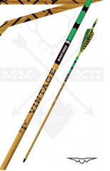 Load image into Gallery viewer, Black Eagle - Vintage Crested Feathered Arrows (6 Pack)