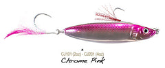 Load image into Gallery viewer, CRASHER JIG - CHROME CHARTREUSE - 4", 2oz