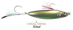 Load image into Gallery viewer, CRASHER JIG - CHROME CHARTREUSE - 4", 2oz