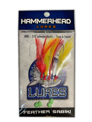 Load image into Gallery viewer, Hammerhead Lures - Feather Sabiki Mackerel Jig
