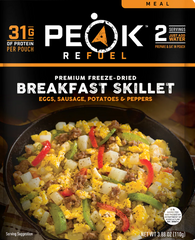 Load image into Gallery viewer, Peak Refuel Pouch - Breakfast Skillet - 100% Freeze Dried Meals
