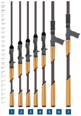 Load image into Gallery viewer, St. Croix - Mojo Bass Trigon Casting Rods
