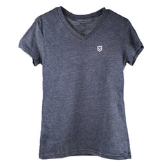 Load image into Gallery viewer, Wild Valley V-Neck T-Shirt - Navy Haze - Women&#39;s
