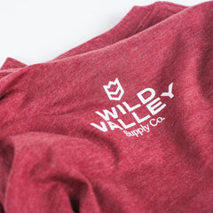 Load image into Gallery viewer, Wild Valley Crew T-Shirt - Red Haze - Youth
