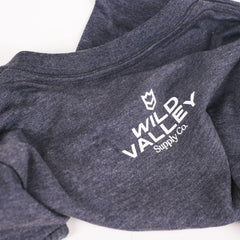 Load image into Gallery viewer, Wild Valley Crew T-Shirt - Navy Haze - Youth
