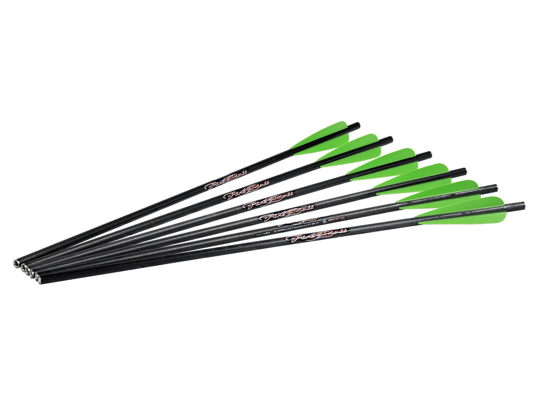 EXCALIBUR FIREBOLT™ 20″ CARBON ARROWS – 6 PACK