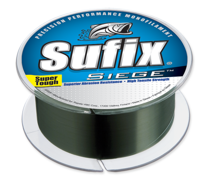 Sufix Siege® Monofilament Smoke Green 330 Yd. Spools