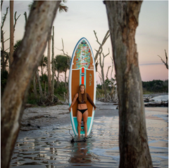 Load image into Gallery viewer, Bote Inflatable SUP Board - WULF 10&#39;4&quot; Native Floral
