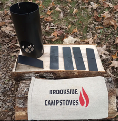 Load image into Gallery viewer, Brookside Campstoves Steel Portable Wood Burning Camp Stove
