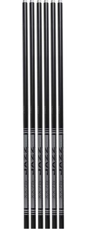 7 Flèches Easton Jazz XX75 Aluminium - 28.5" Noir - Fletchings Jaunes/Bleues