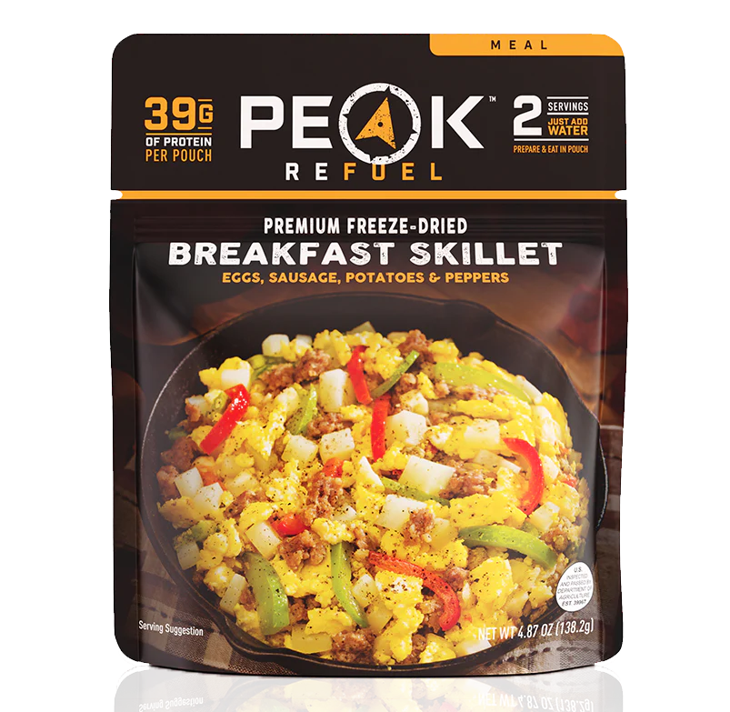 Peak Refuel Pouch - Breakfast Skillet - 100% Freeze Dried Meals