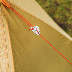 Load image into Gallery viewer, Gear Aid Reflective Guyline Kit with Line Tensioners for Tents and Tarps, 50 ft, Orange
