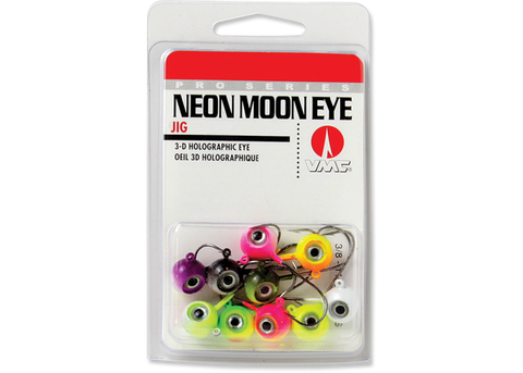 VMC Neon Moon Eye Jig Kits; 10 per pk